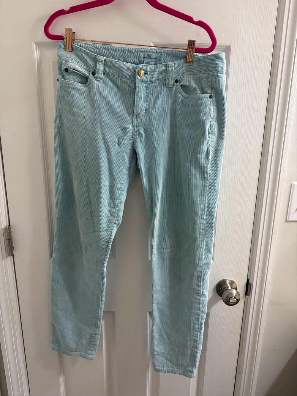 Vineyard Vines Light Blue Corduroy Jeans - Slim Fit 4